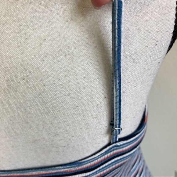 HOLLISTER Stripe Knit Mini Dress with Adjustable Spaghetti Straps and Shelf Bra - Picture 5 of 10